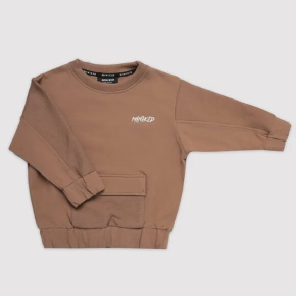 Minikid pocket front sweatshirt size 2/3 - Picture 2 of 9